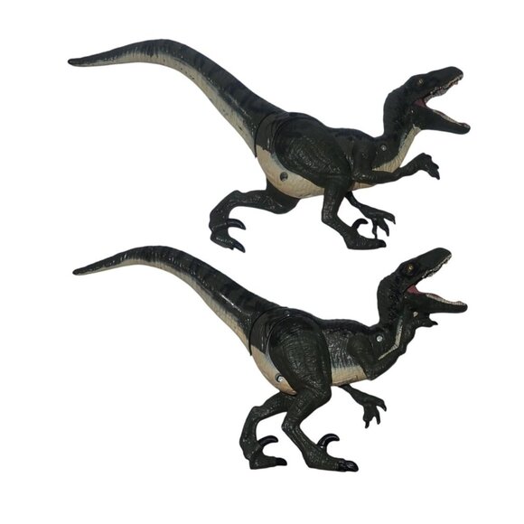 Lot Jurassic World Velociraptor Dinosaur Growler‎ Sound Light Up Action Figure - Picture 5 of 5